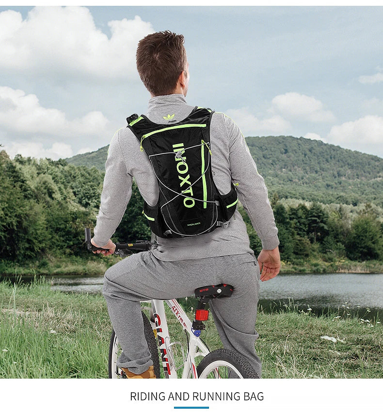 8L Hydration Vest Backpack – Running, Cycling, Hiking with 1.5L Bladder & 2x500ml Bottles